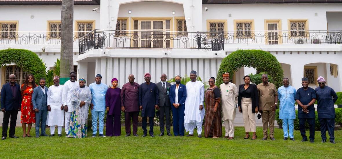 GOV. SANWO-OLU RECEIVES NFF PRESIDENT, AMAJU PINNICK AND TEAM AHEAD OF PREPARATIONS FOR THE AISHA BUHARI FOOTBALL TOURNAMENT